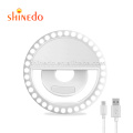 Easy to carry Usb Rechargeable Fill Light  Live Clip-on led selfie ring light Phone